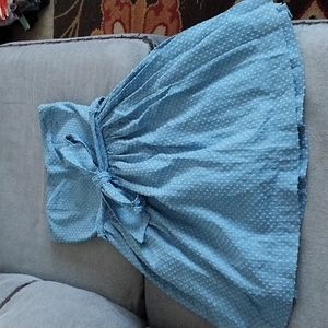 Love culture perforated denim dress